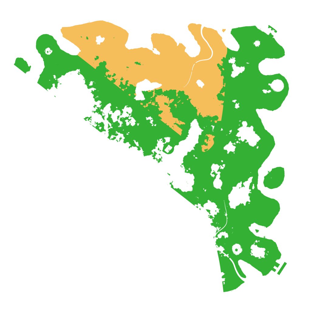 Biome Rust Map: Procedural Map, Size: 4500, Seed: 1071318470