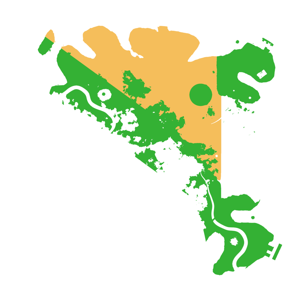 Biome Rust Map: Procedural Map, Size: 3500, Seed: 1659262745
