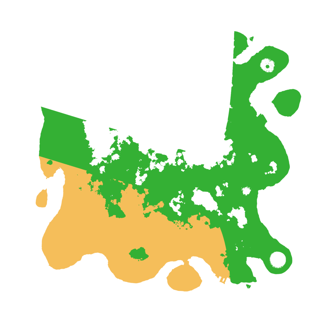 Biome Rust Map: Procedural Map, Size: 3500, Seed: 1509