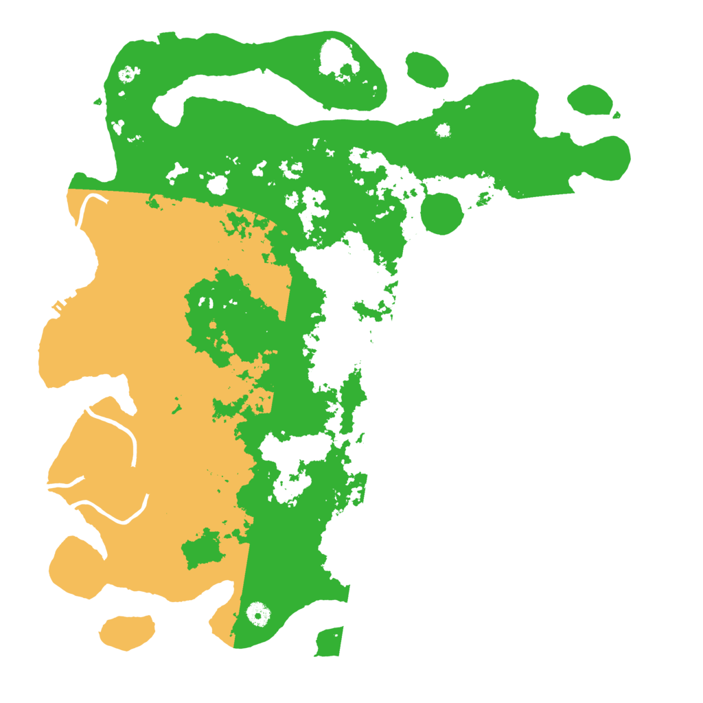Biome Rust Map: Procedural Map, Size: 4500, Seed: 1297817697