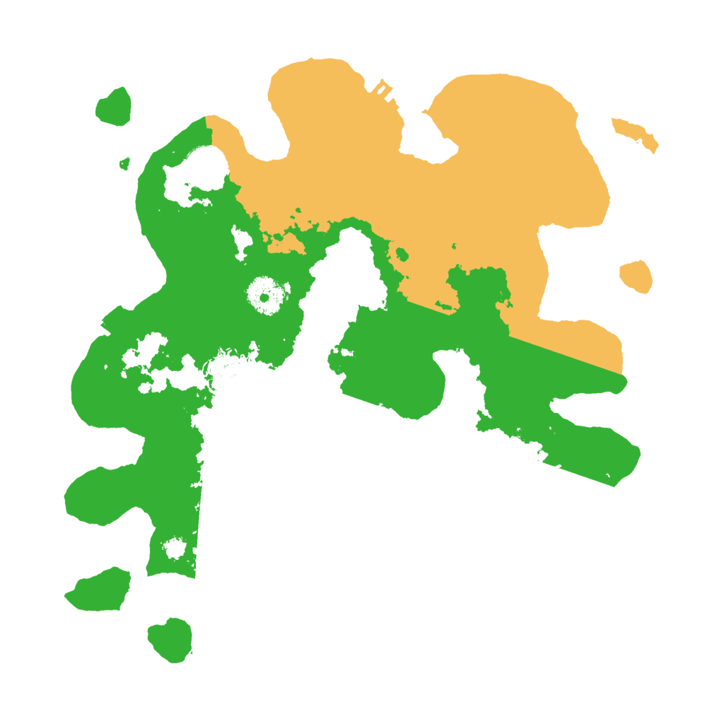 Biome Rust Map: Procedural Map, Size: 3000, Seed: 348616415