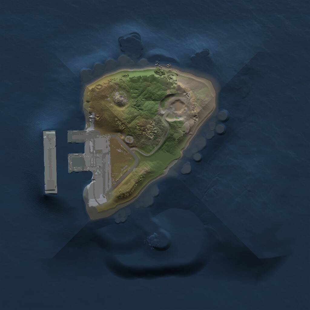 Rust Map: Procedural Map, Size: 1000, Seed: 780194897, 2 Monuments