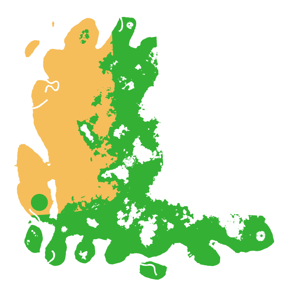 Biome Rust Map: Procedural Map, Size: 4600, Seed: 613321046