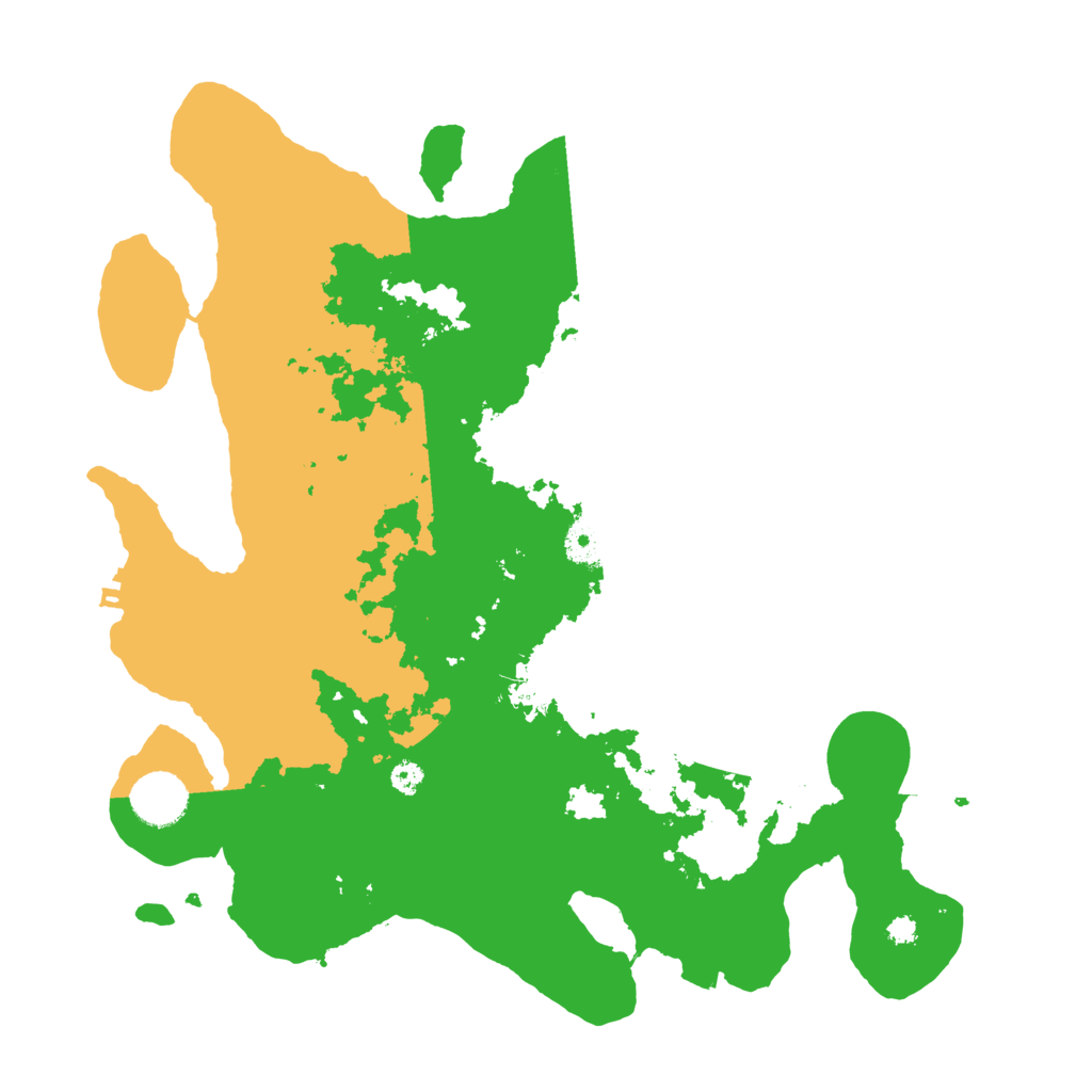Biome Rust Map: Procedural Map, Size: 3500, Seed: 121853377