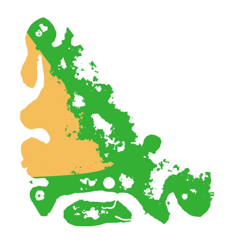 Biome Rust Map: Procedural Map, Size: 3700, Seed: 230070900