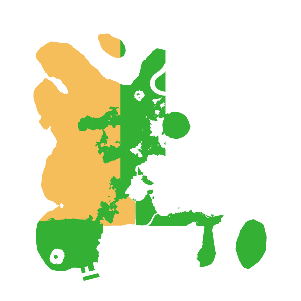 Biome Rust Map: Procedural Map, Size: 3000, Seed: 4620739