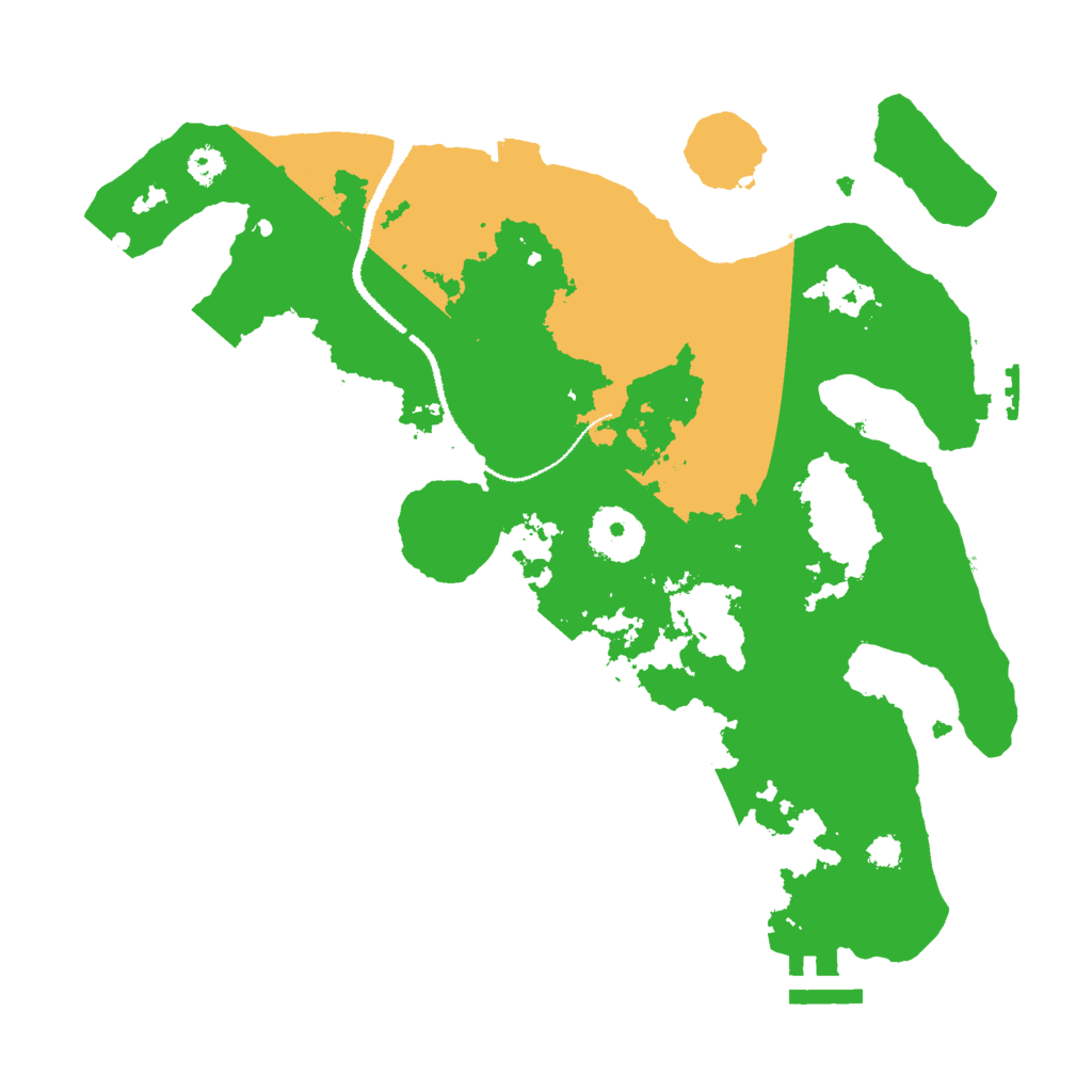 Biome Rust Map: Procedural Map, Size: 3000, Seed: 15228