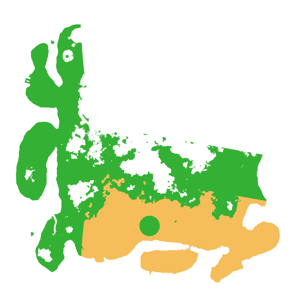 Biome Rust Map: Procedural Map, Size: 3900, Seed: 14751222