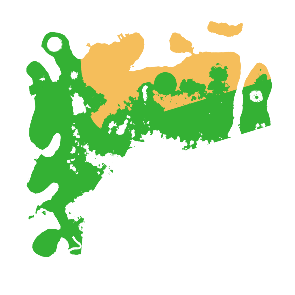 Biome Rust Map: Procedural Map, Size: 3500, Seed: 1549976631