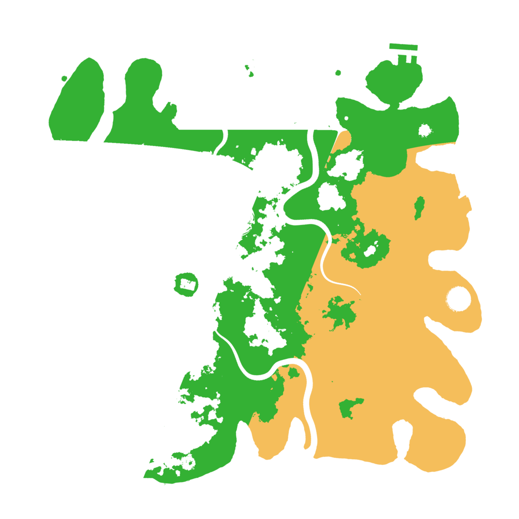 Biome Rust Map: Procedural Map, Size: 3720, Seed: 12345