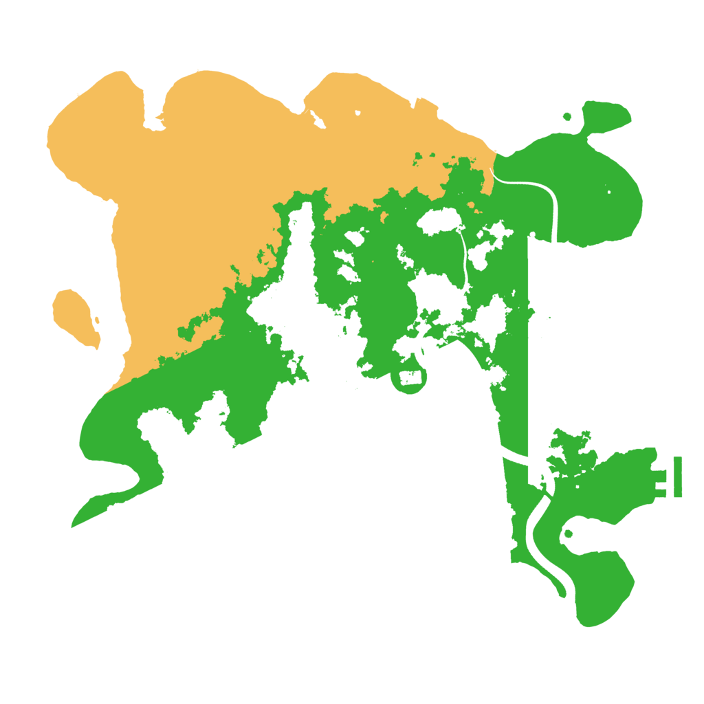 Biome Rust Map: Procedural Map, Size: 3500, Seed: 1125712933
