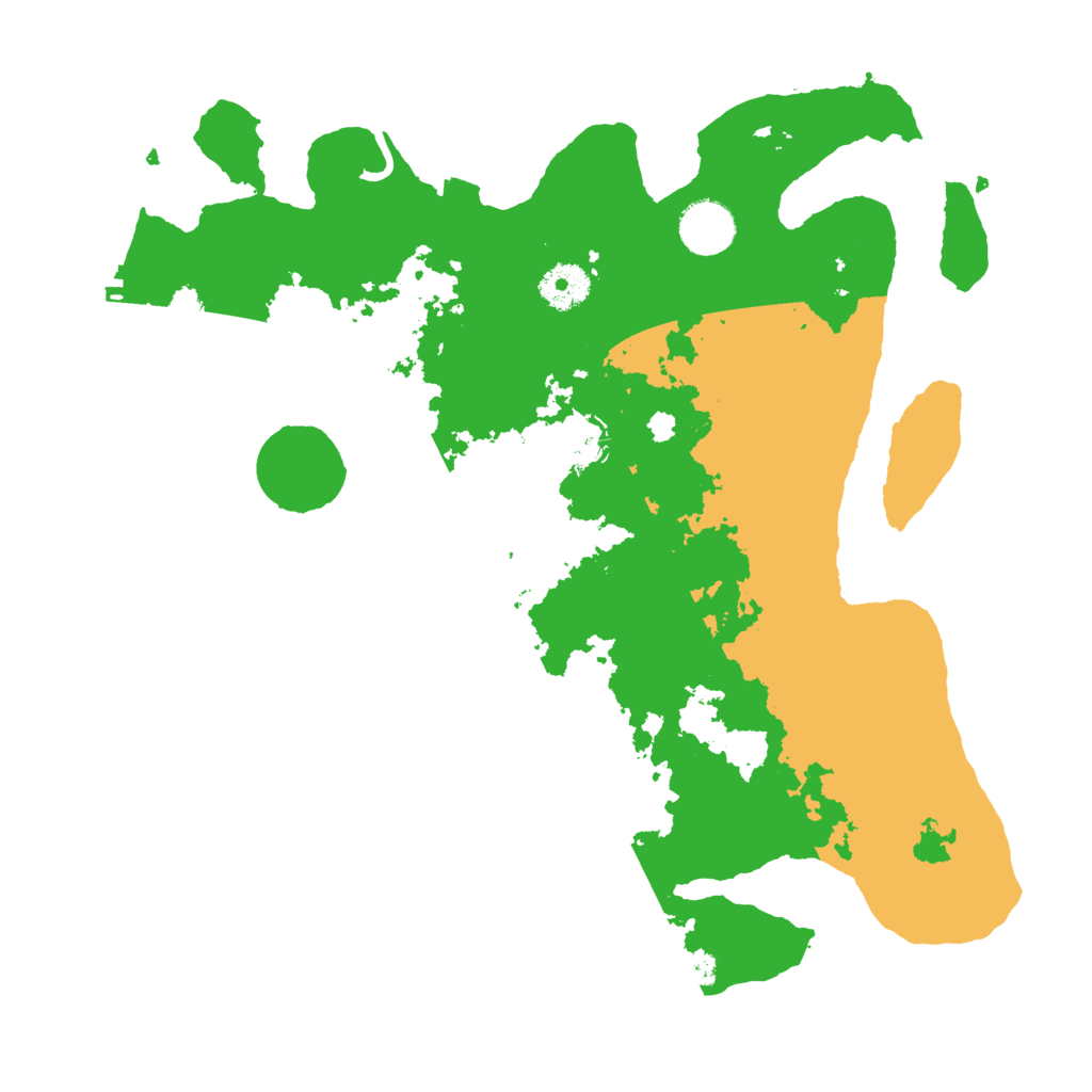 Biome Rust Map: Procedural Map, Size: 3500, Seed: 135471585
