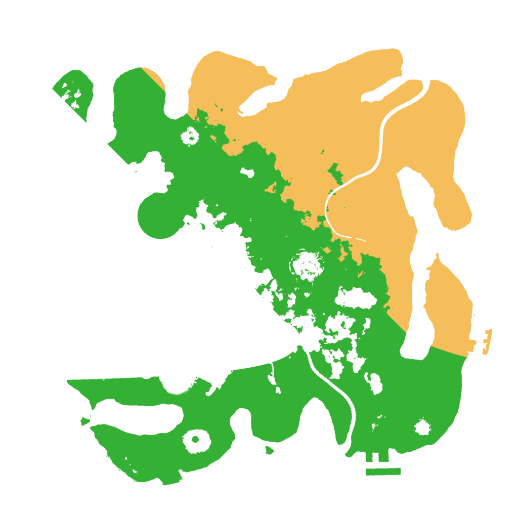 Biome Rust Map: Procedural Map, Size: 3000, Seed: 1914419329
