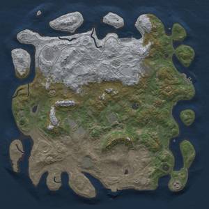 Thumbnail Rust Map: Procedural Map, Size: 4500, Seed: 1151937091, 19 Monuments