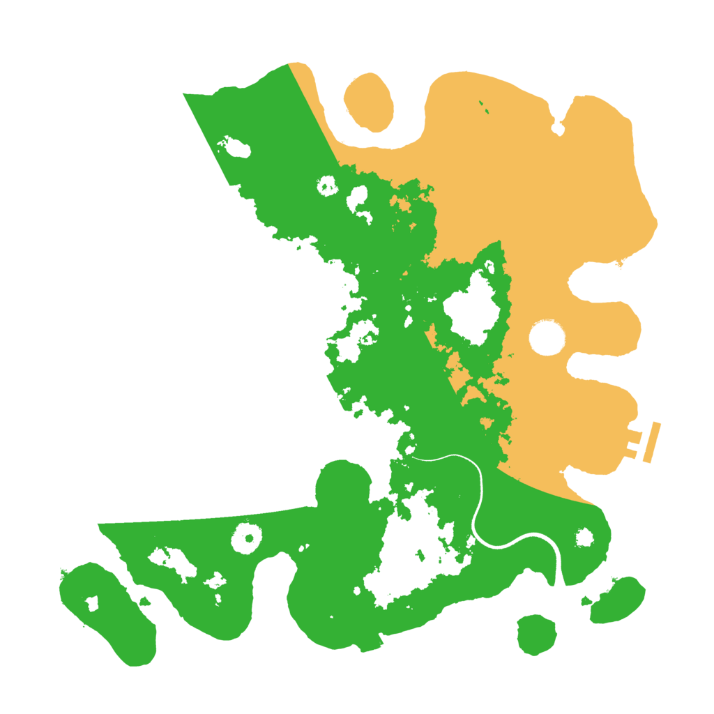 Biome Rust Map: Procedural Map, Size: 3500, Seed: 924182589