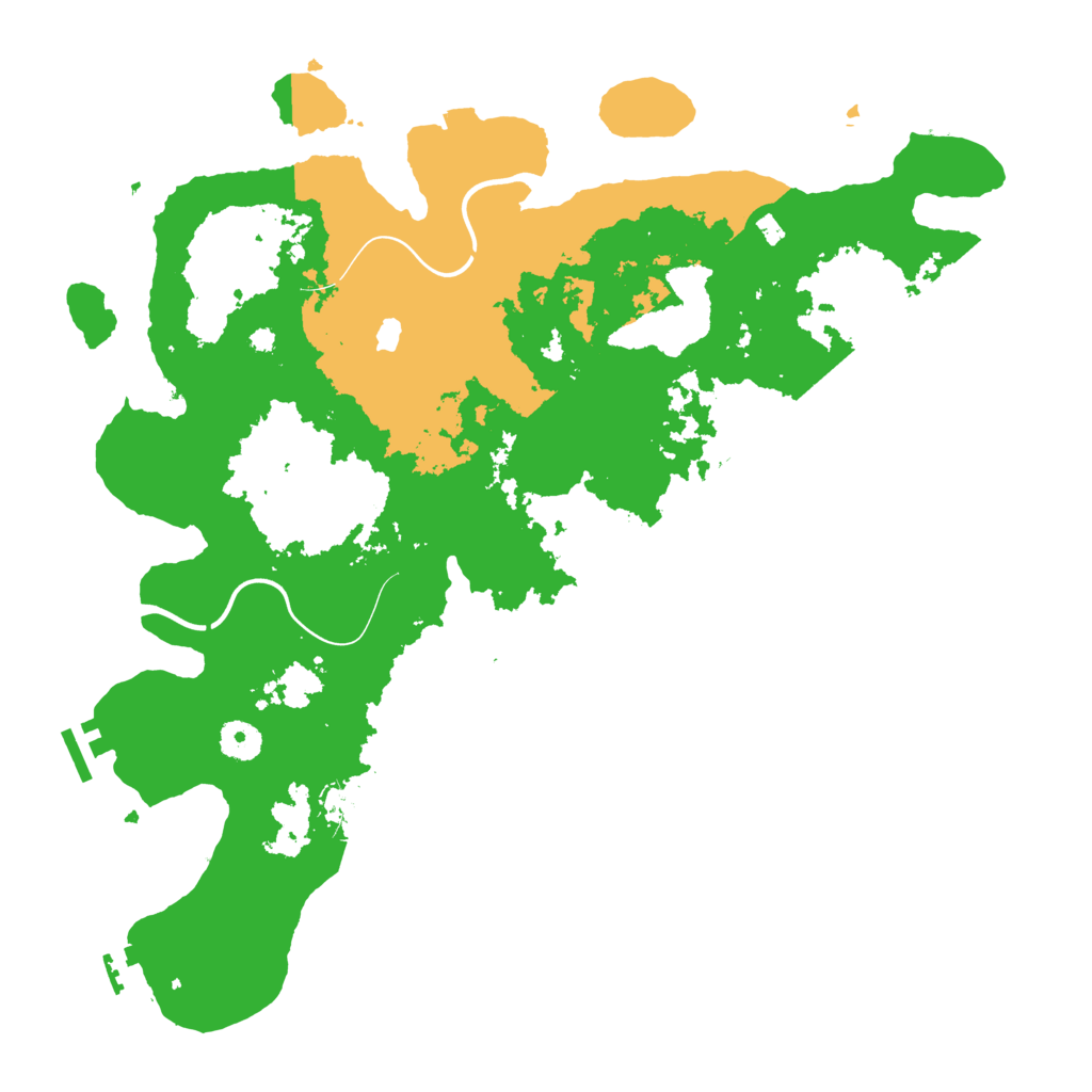 Biome Rust Map: Procedural Map, Size: 4000, Seed: 40808492