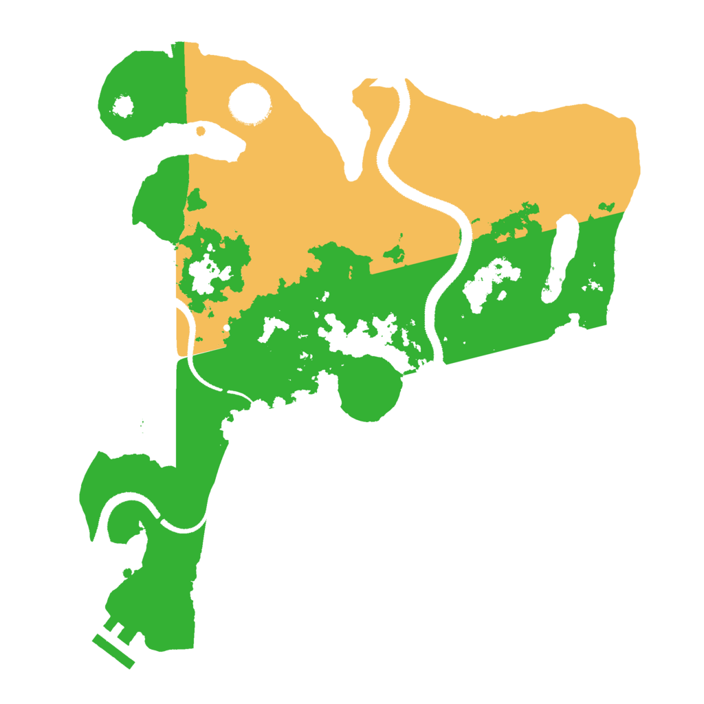 Biome Rust Map: Procedural Map, Size: 3000, Seed: 269846516