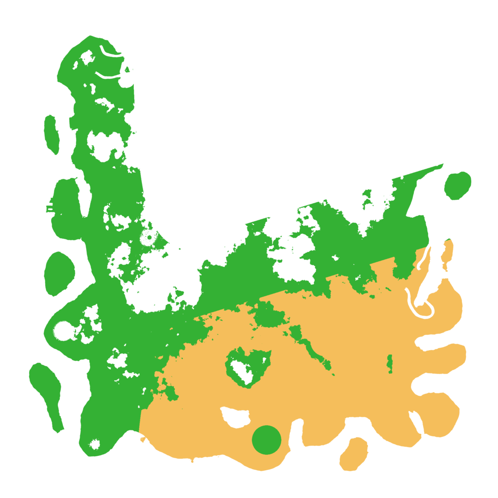 Biome Rust Map: Procedural Map, Size: 4500, Seed: 718318085