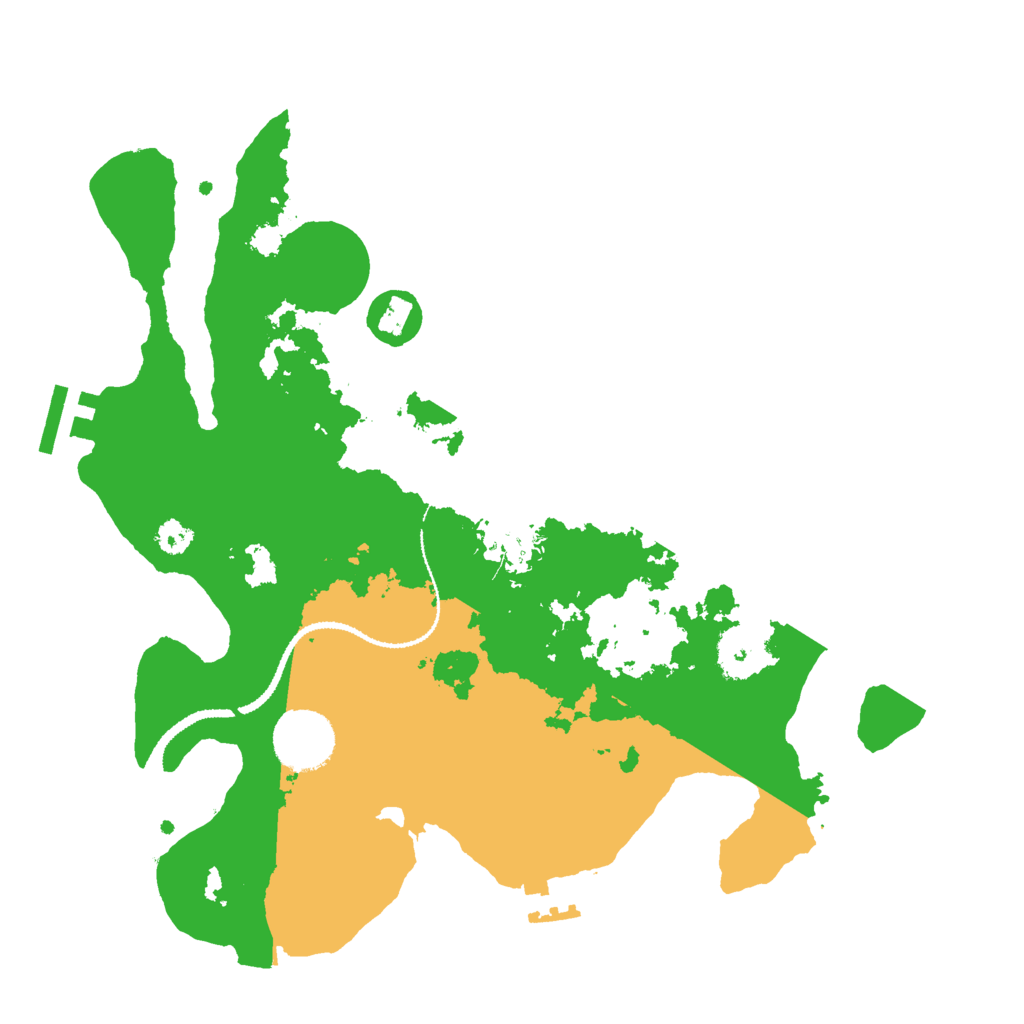 Biome Rust Map: Procedural Map, Size: 3000, Seed: 3254