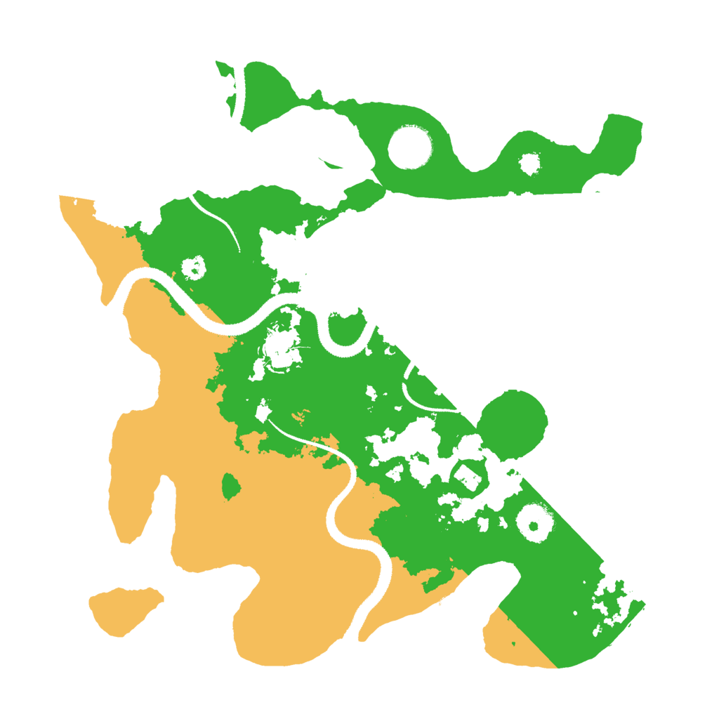 Biome Rust Map: Procedural Map, Size: 3000, Seed: 43992024