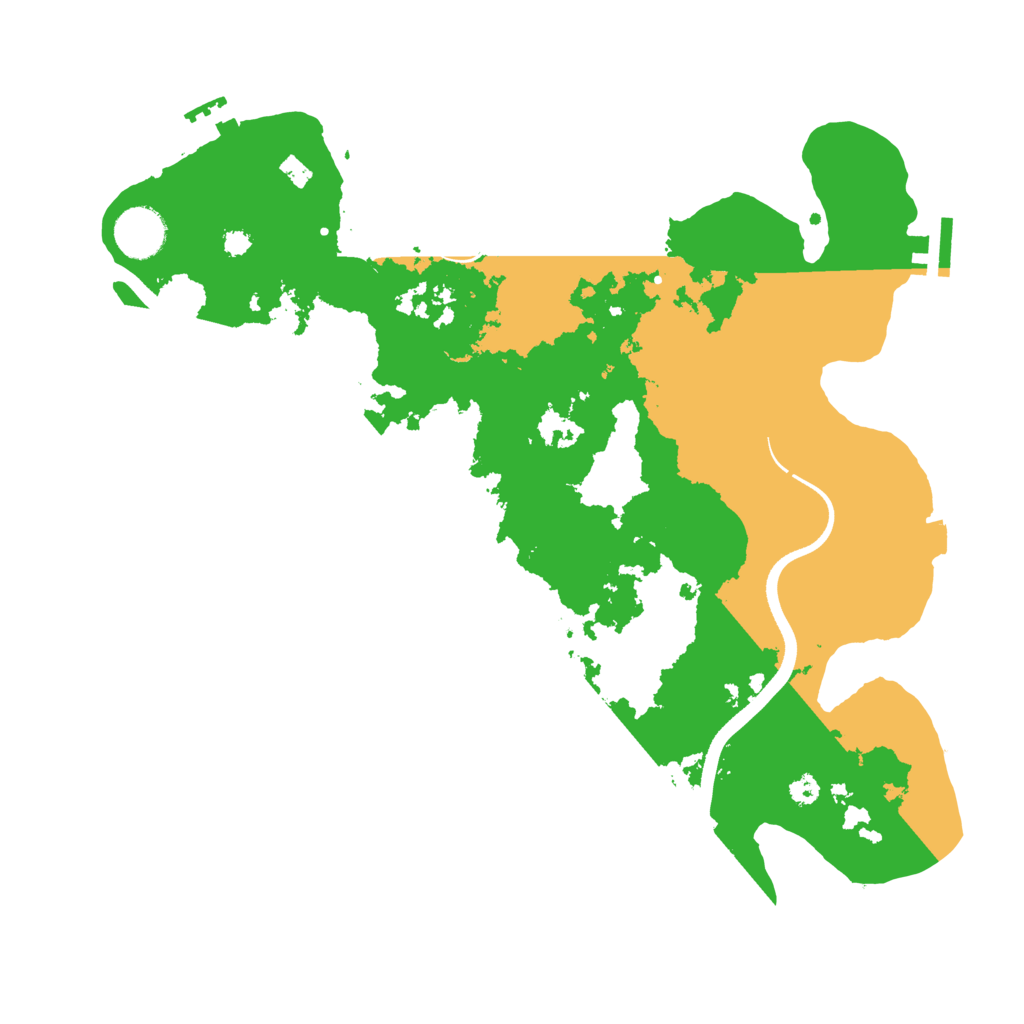 Biome Rust Map: Procedural Map, Size: 3500, Seed: 164406114