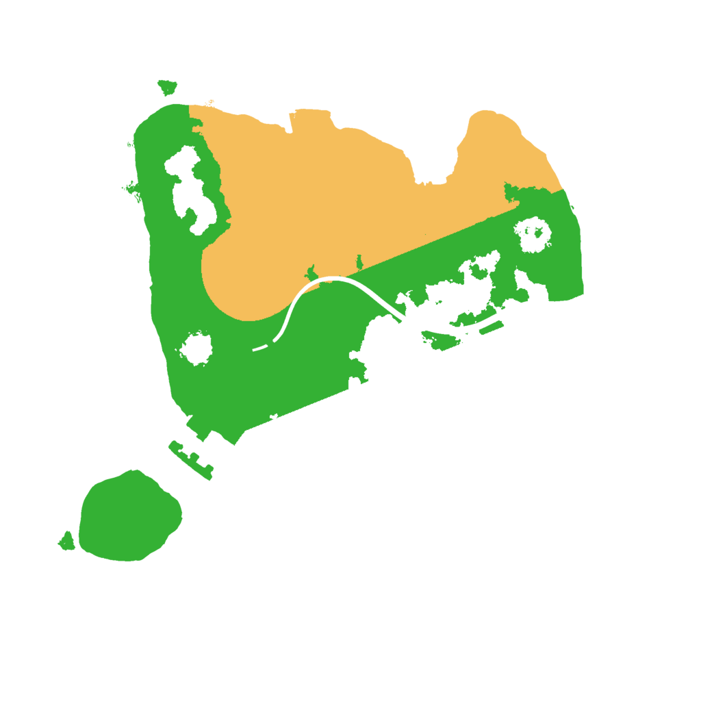Biome Rust Map: Procedural Map, Size: 2000, Seed: 87546