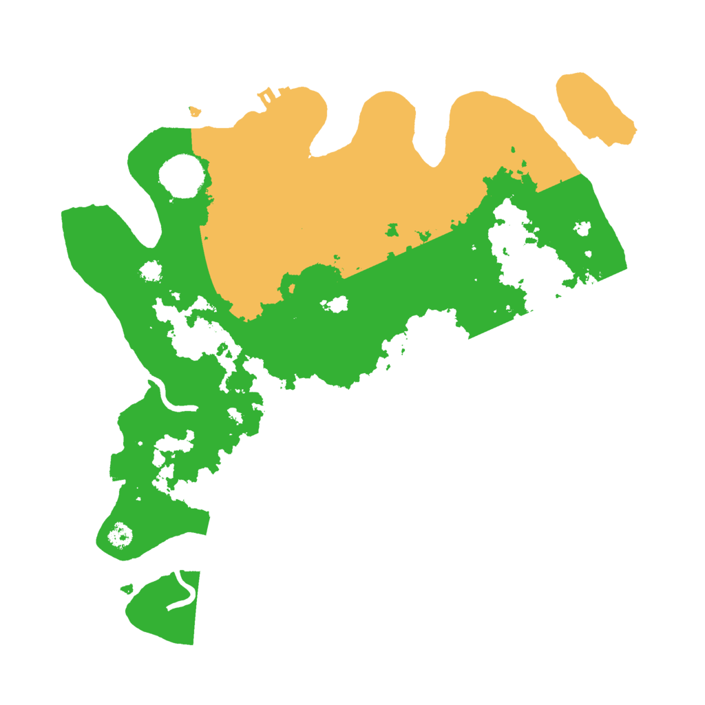 Biome Rust Map: Procedural Map, Size: 3000, Seed: 21069