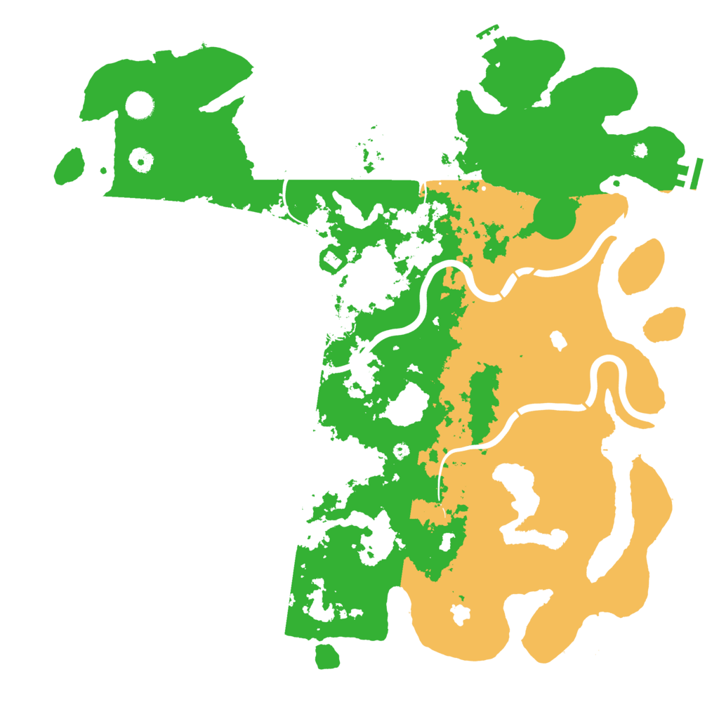 Biome Rust Map: Procedural Map, Size: 4500, Seed: 176322895
