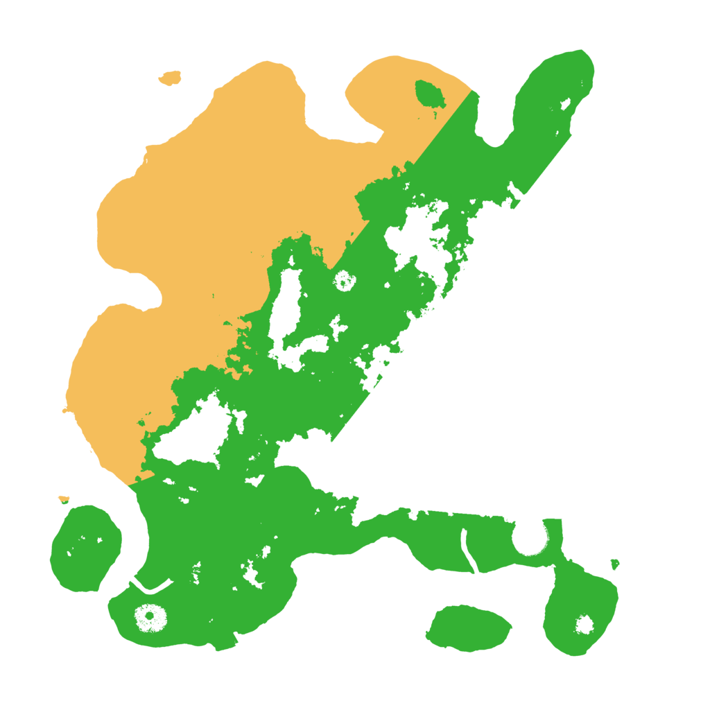 Biome Rust Map: Procedural Map, Size: 3500, Seed: 34875