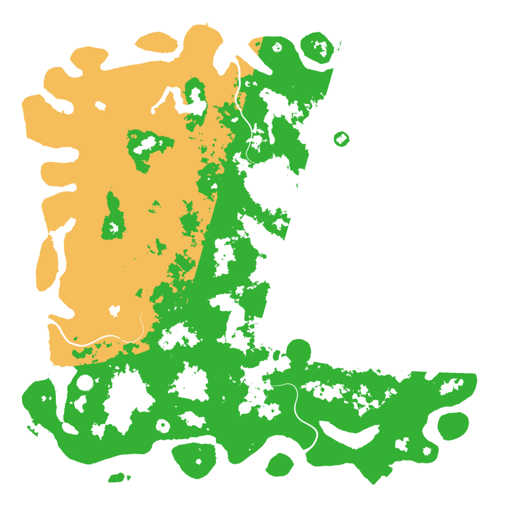 Biome Rust Map: Procedural Map, Size: 5500, Seed: 854381134