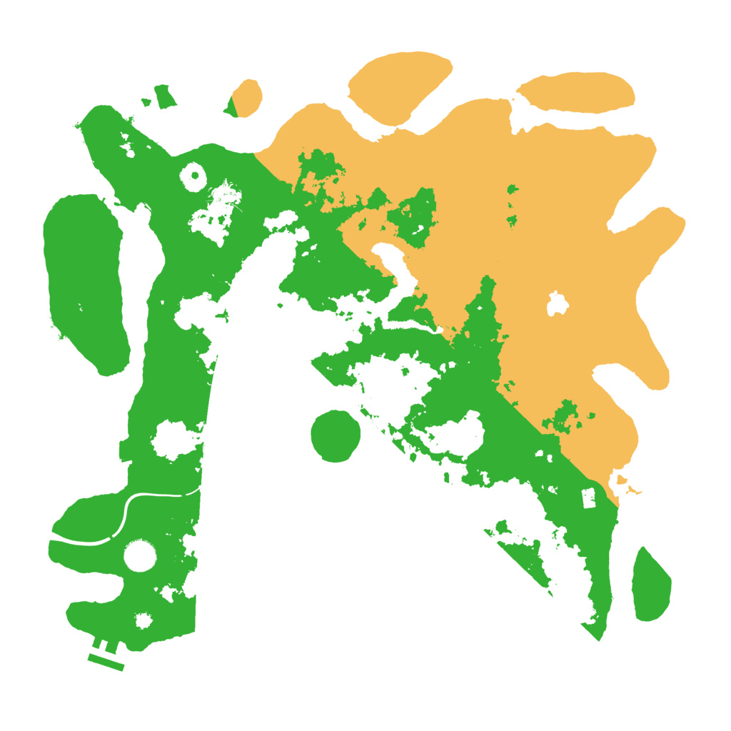 Biome Rust Map: Procedural Map, Size: 4000, Seed: 1244260542