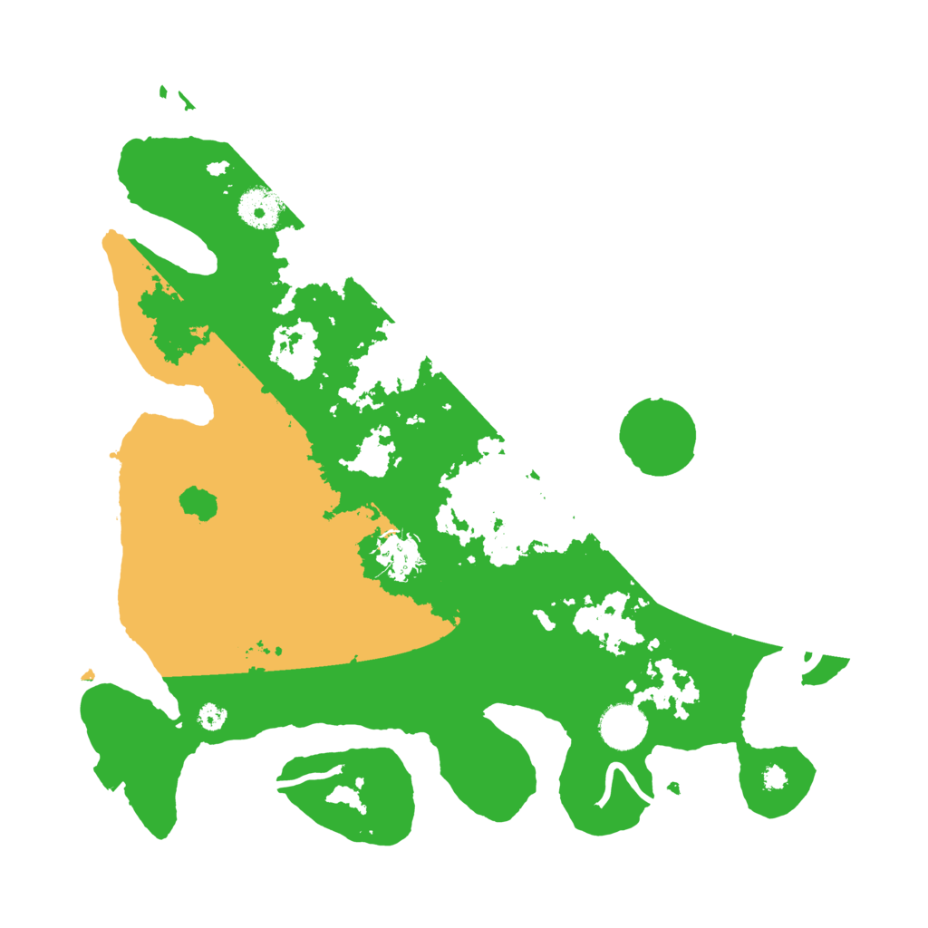 Biome Rust Map: Procedural Map, Size: 3500, Seed: 5623