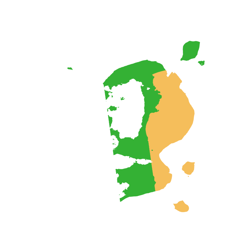 Biome Rust Map: Procedural Map, Size: 2000, Seed: 1827584705