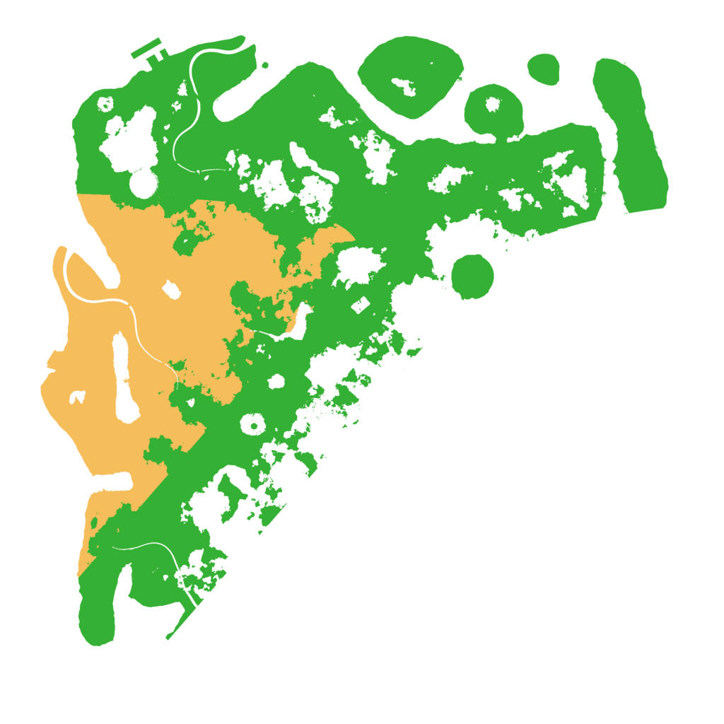 Biome Rust Map: Procedural Map, Size: 4500, Seed: 392579984