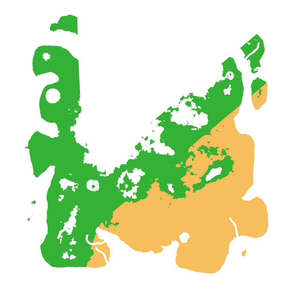 Biome Rust Map: Procedural Map, Size: 3500, Seed: 1395028127