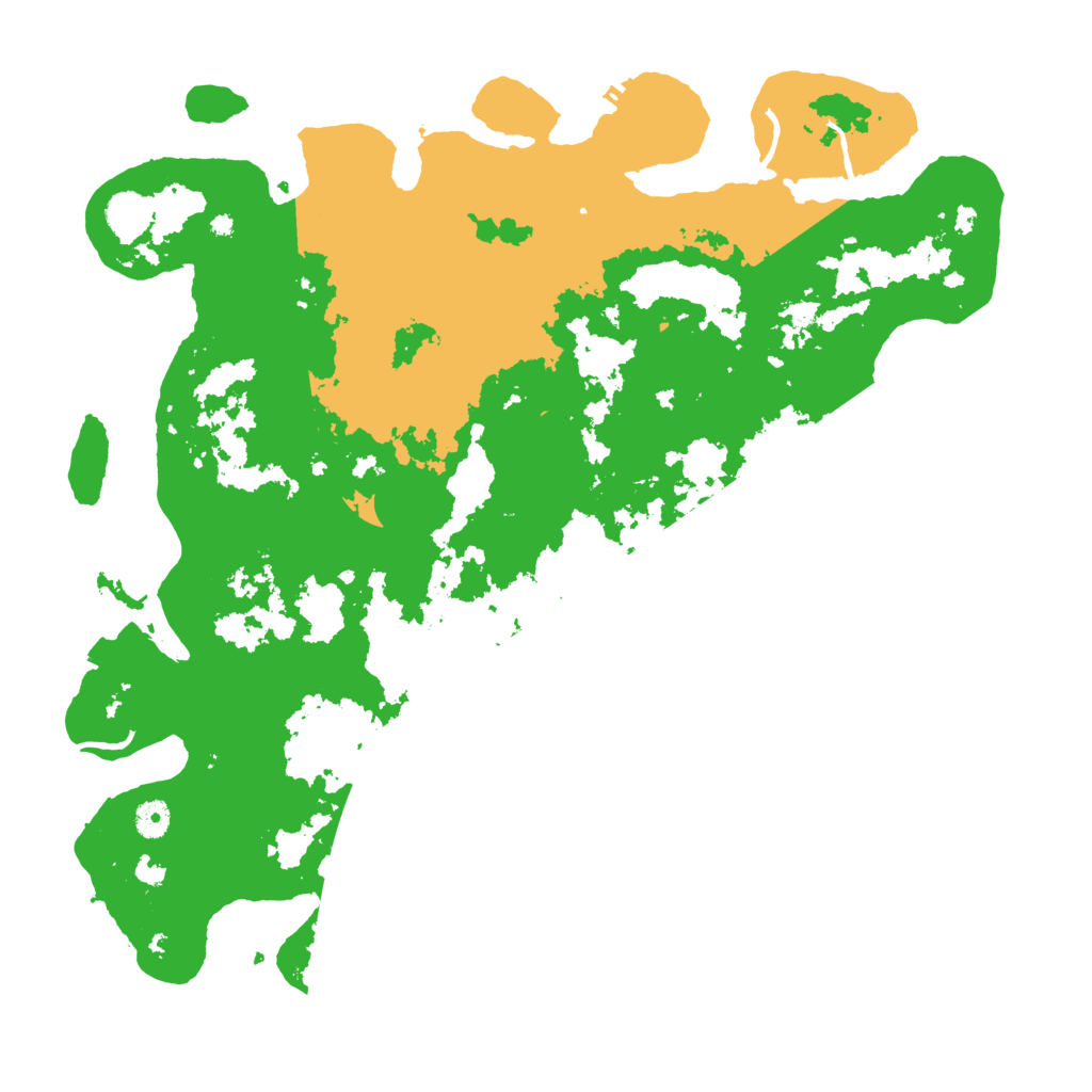 Biome Rust Map: Procedural Map, Size: 4500, Seed: 1999215873