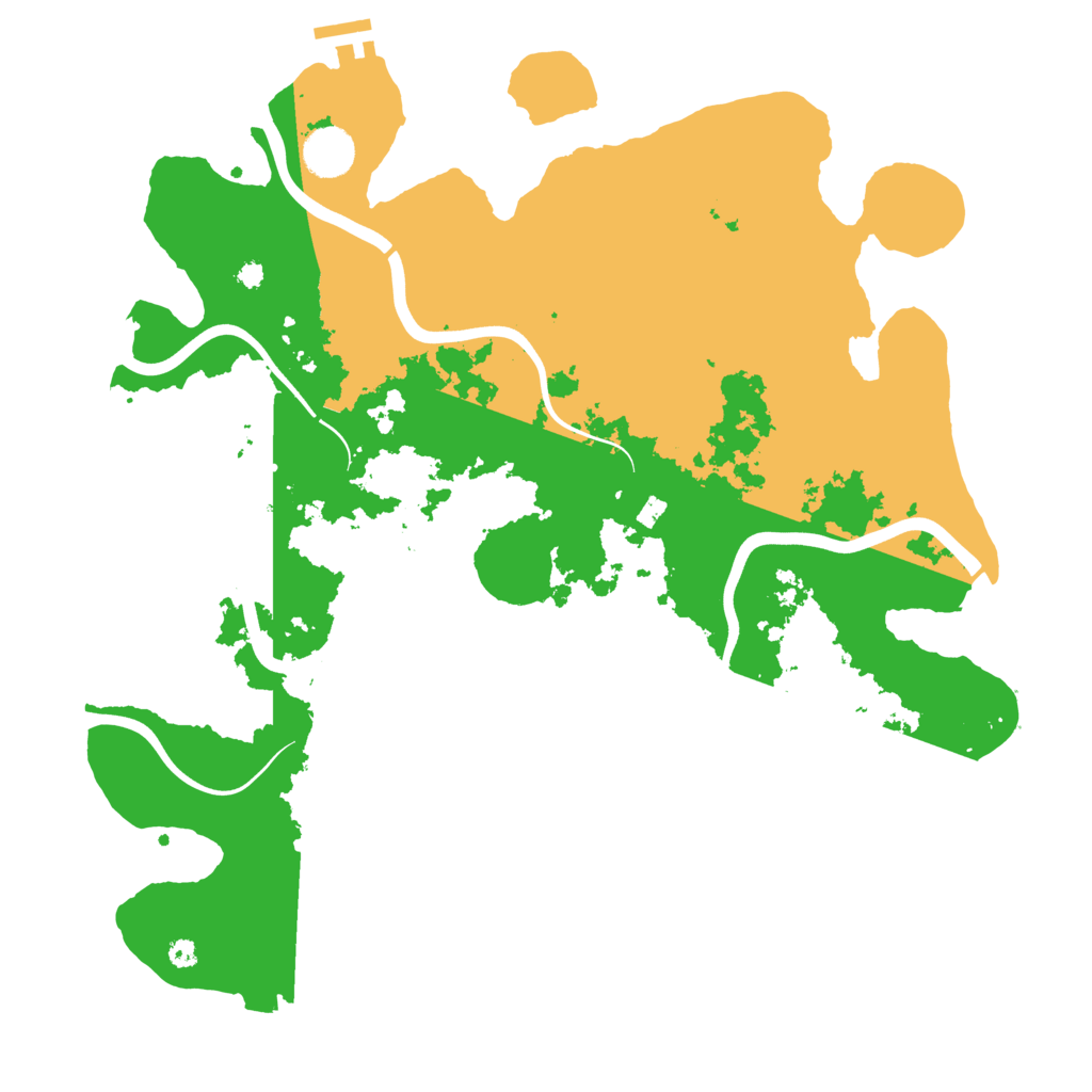 Biome Rust Map: Procedural Map, Size: 3850, Seed: 577124000