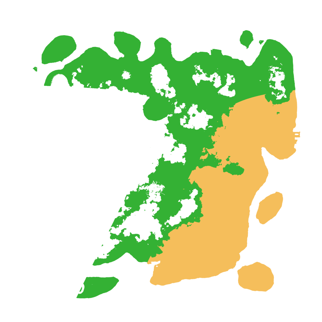 Biome Rust Map: Procedural Map, Size: 3500, Seed: 86534