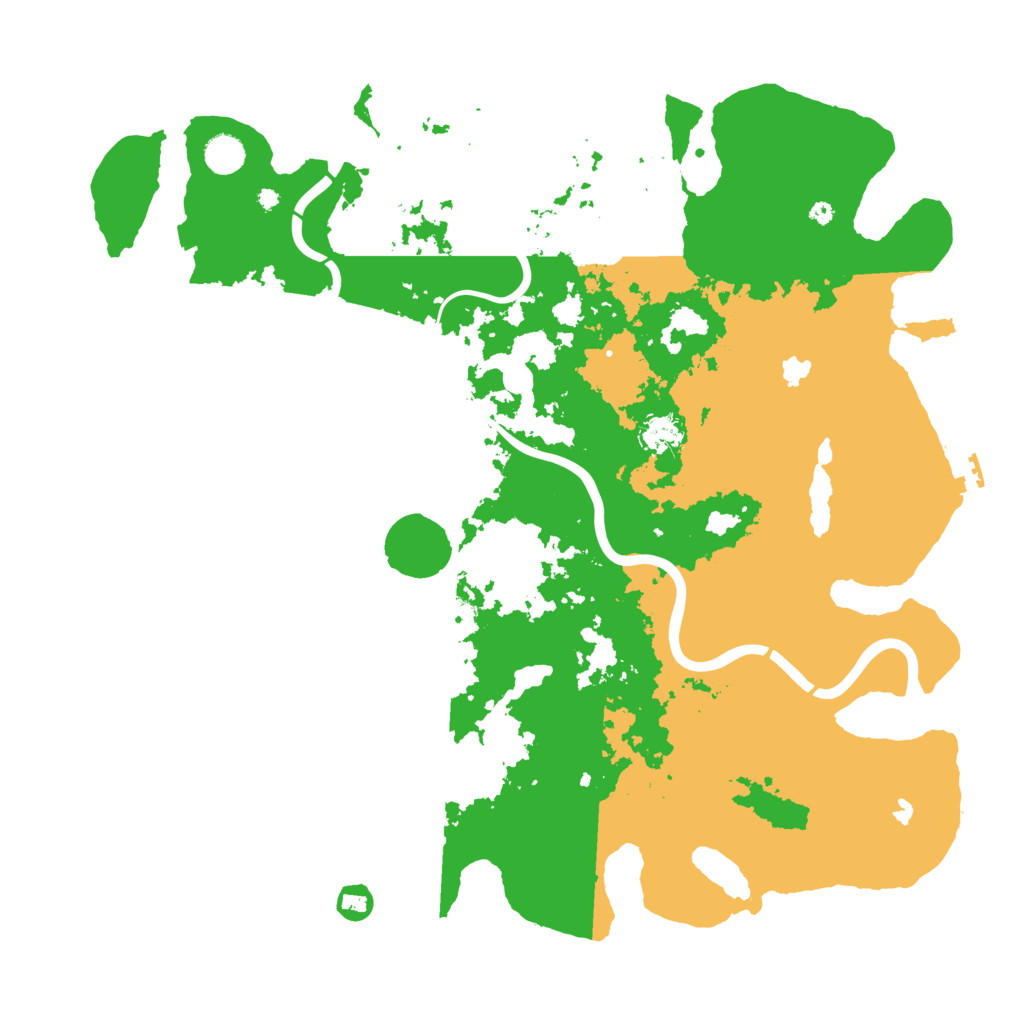 Biome Rust Map: Procedural Map, Size: 4500, Seed: 1268042244