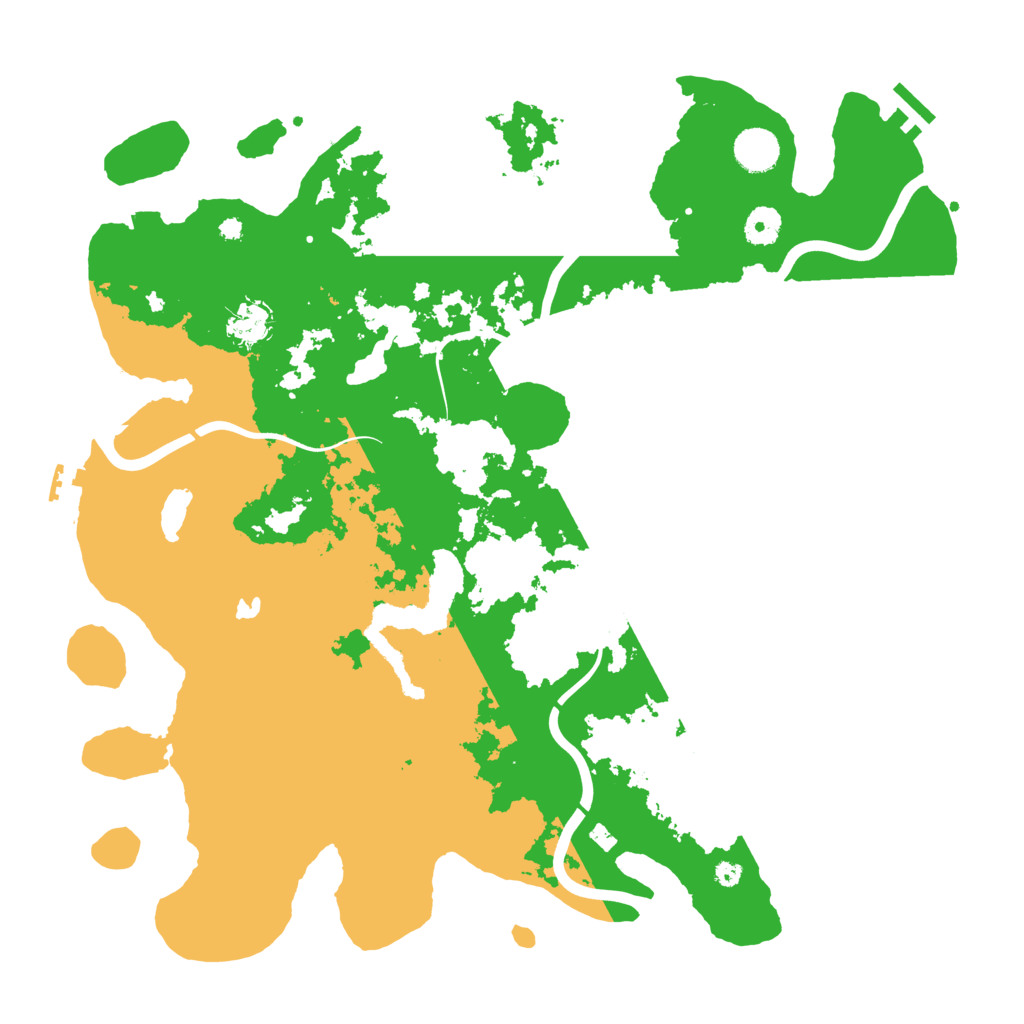 Biome Rust Map: Procedural Map, Size: 4096, Seed: 1684990273