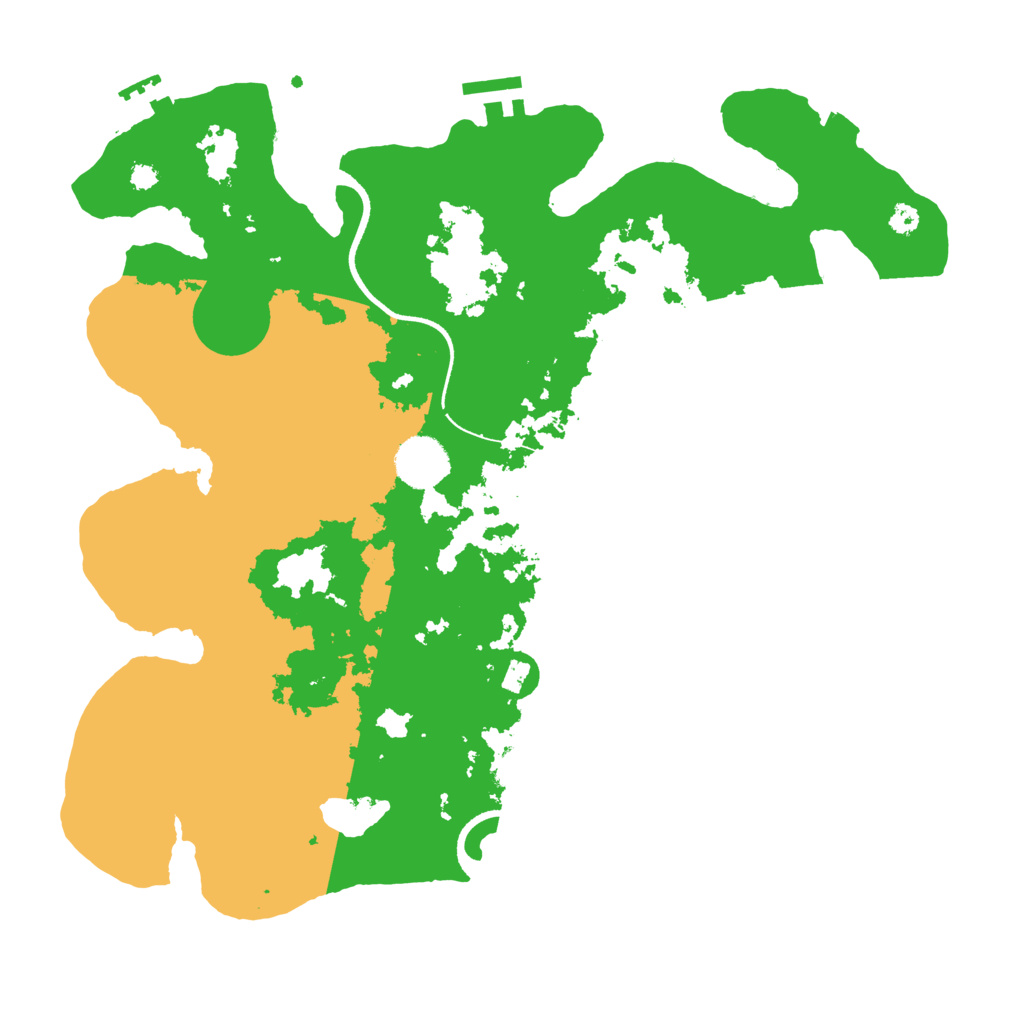 Biome Rust Map: Procedural Map, Size: 3500, Seed: 470483346