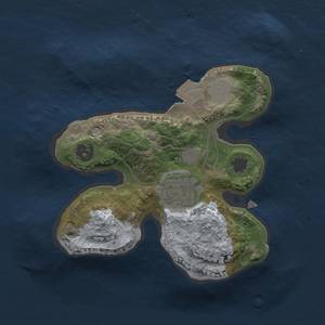Thumbnail Rust Map: Procedural Map, Size: 1800, Seed: 50120796, 4 Monuments