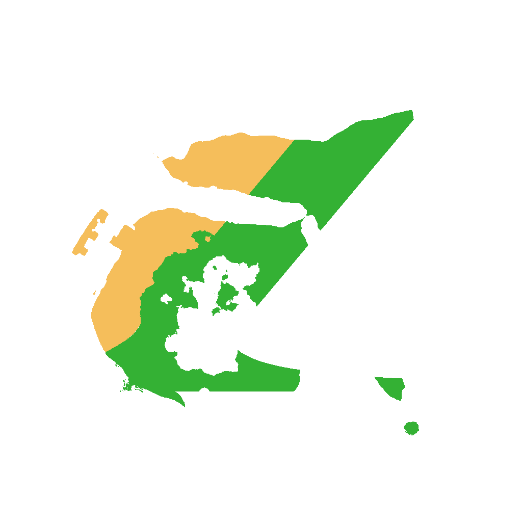 Biome Rust Map: Procedural Map, Size: 1500, Seed: 2076304938