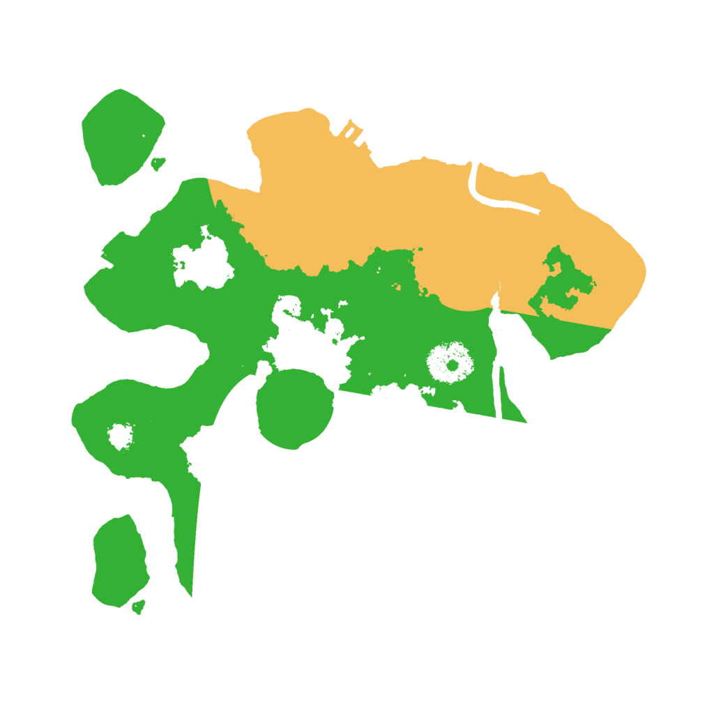 Biome Rust Map: Procedural Map, Size: 2500, Seed: 1625306128