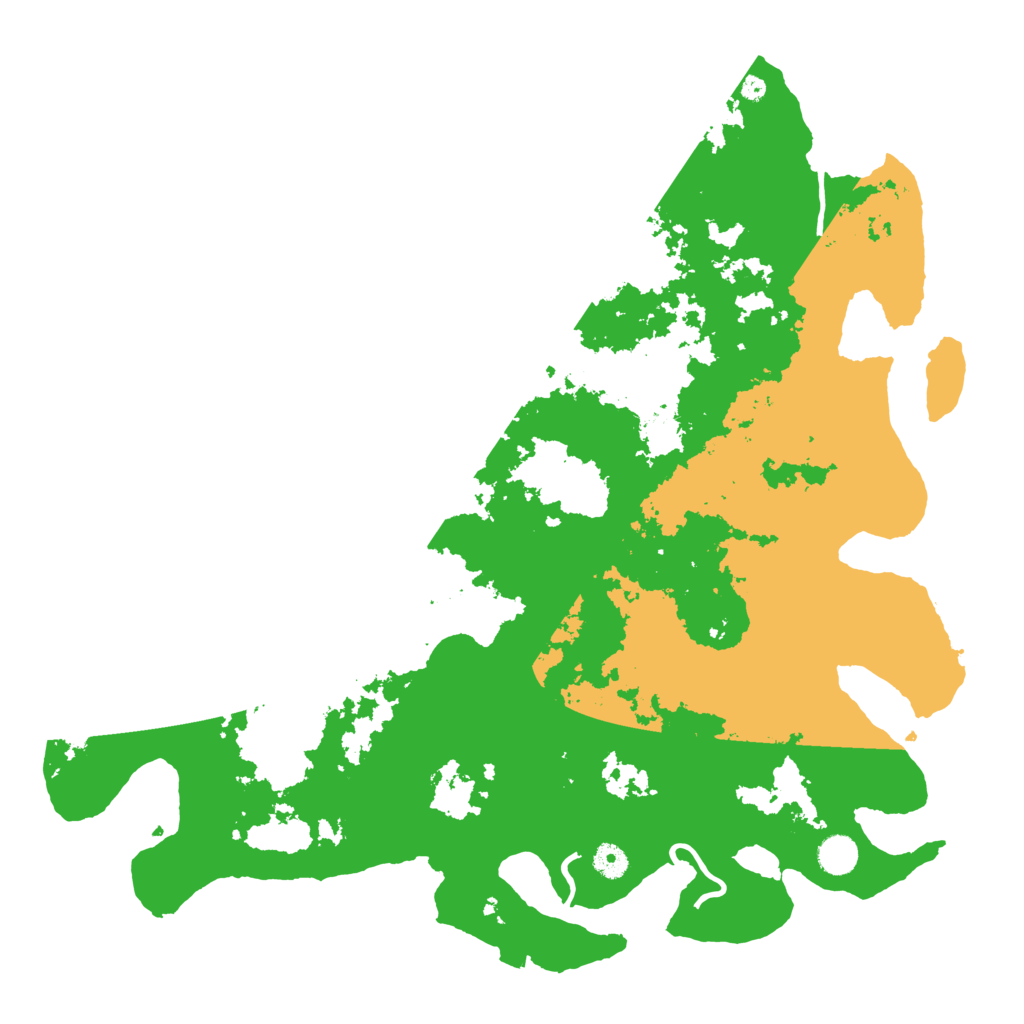 Biome Rust Map: Procedural Map, Size: 4500, Seed: 534132491