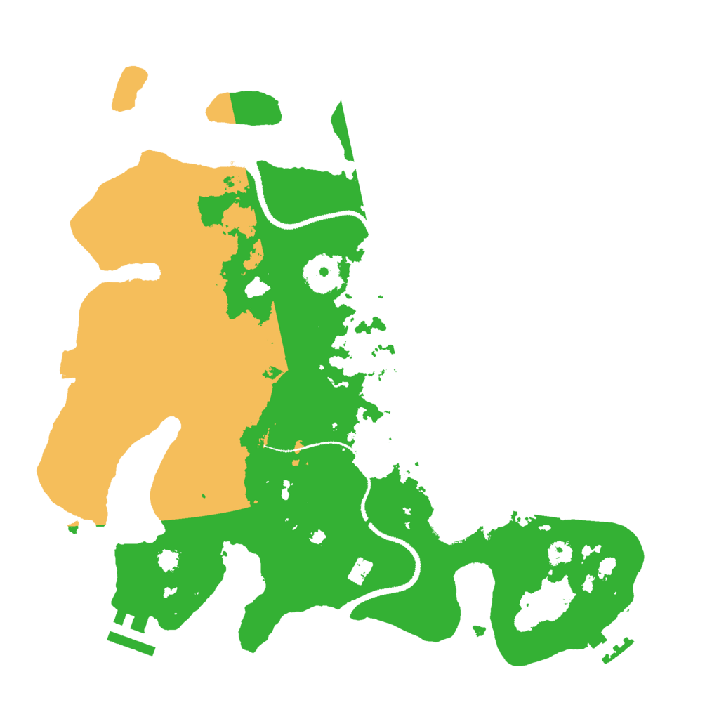 Biome Rust Map: Procedural Map, Size: 3000, Seed: 39351