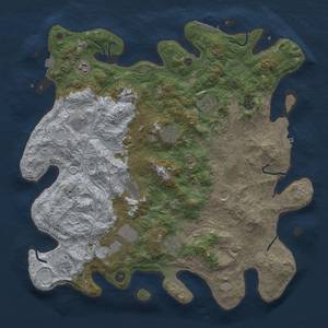 Thumbnail Rust Map: Procedural Map, Size: 4500, Seed: 321964686, 19 Monuments