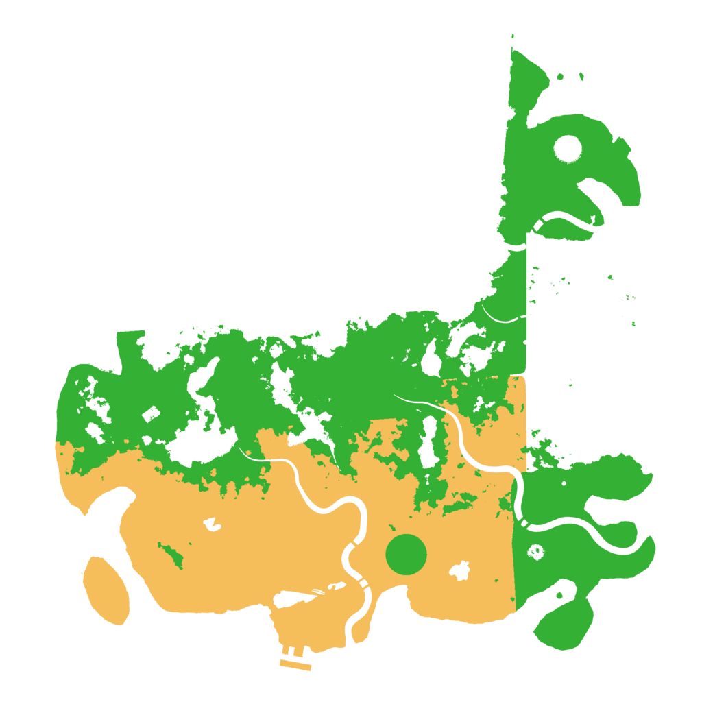 Biome Rust Map: Procedural Map, Size: 4500, Seed: 132092211