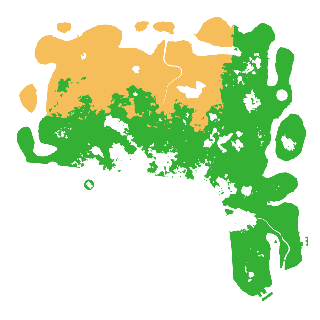 Biome Rust Map: Procedural Map, Size: 5000, Seed: 2068403331