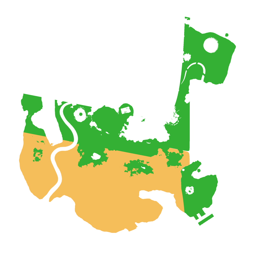 Biome Rust Map: Procedural Map, Size: 3000, Seed: 1017440965